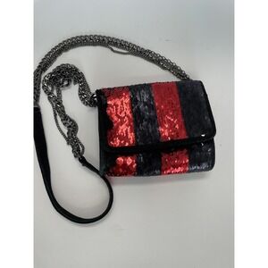 NWOT ! Great PROM Bag!‎ Zara Women Sequin Chain Crossbody Bag